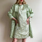 1960s Metallic Mint Dress and Coat Set (M/L)