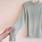 1960s Mint Knit Mock Neck Sweater (M/L)