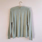 1960s Mint Knit Mock Neck Sweater (M/L)