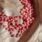 1960s Bubblegum Pink Faceted Beaded Necklace