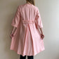 Mod 1960s Bubblegum Pink Buttoned Coat (S/M)