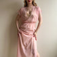 1960s Pale Pink Nightgown With Short Sleeves (S/M)