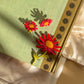 1960s Red Daisy Brooch and Earrings Set