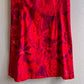 1960s Red Tropical Print Hawaiian Dress (S/M)