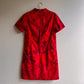 1960s Red Tropical Print Hawaiian Dress (S/M)