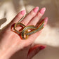 1960s Gold and Silver Mixed Metals Brooch