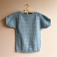 1960s Sky Blue Handknit Sweater (S/M)