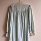 1960s Soft Mint Nightgown With Pin Tucks (M/L)