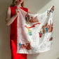 1960s Tourist Print Scarf From Madrid, Spain