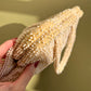 1960s White Beaded Handbag With Diamond Pattern