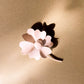 1960s Retro White Floral Brooch