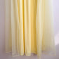 Darling 1960s Pale Yellow Chiffon Nightgown With Bed Jacket (S/M)