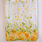 1960s Yellow Floral Print Spring Dress (M)