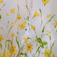 1960s Yellow Floral Print Spring Dress (M)