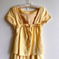 Darling 1960s Lemon Yellow Gown With Bows (XS/S)