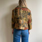 1970s Autumnal Patchwork Quilted Jacket (M)