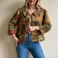 1970s Autumnal Patchwork Quilted Jacket (M)