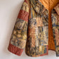1970s Autumnal Patchwork Quilted Jacket (M)