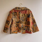 1970s Autumnal Patchwork Quilted Jacket (M)