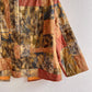 1970s Autumnal Patchwork Quilted Jacket (M)