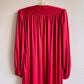 Stunning 1970s Burgundy Gown With Long Sleeves (S/M)