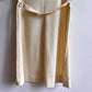 1970s Cream Belted Dress With Gold Buttons (M/L)