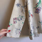 1970s Cream Blazer With Summer Florals (M/L)