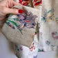1970s Cream Blazer With Summer Florals (M/L)