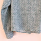1970s Green and White Pattern Button Down (M)