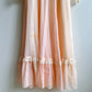 Stunning 1970s Gunne Sax Peach Cotton Gown With Lace (M/L)