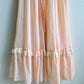 Stunning 1970s Gunne Sax Peach Cotton Gown With Lace (M/L)