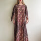 1970s Indian Cotton Block Printed Maxi Dress (L/XL)