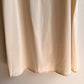 1970s Light Cream Nylon Maxi Slip Dress (M)