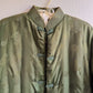 1970s Olive Green Satin Padded Jacket (L/XL)