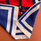 1970s Red, White, and Blue Lilli Ann Scarf