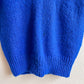 1970s Royal Blue Short Sleeve Sweater (M/L)