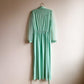 1970s Seafoam Buttoned Midi Dress (M/L)