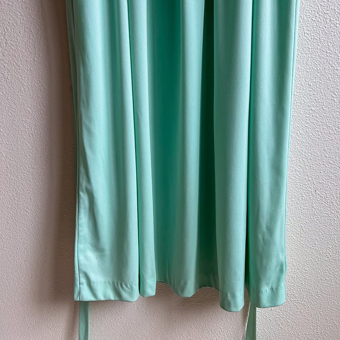 1970s Seafoam Buttoned Midi Dress (M/L)