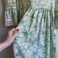 1970s Ivory Summer Dress With Crochet Trim (M)