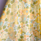 1970s Yellow and Green Floral Chiffon Gown (M)