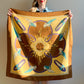 1980s Brown Bally Silk Scarf With Decorative Shoes