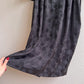Glamorous 1980s Black Satin Dress With Pearl Buttons (M)
