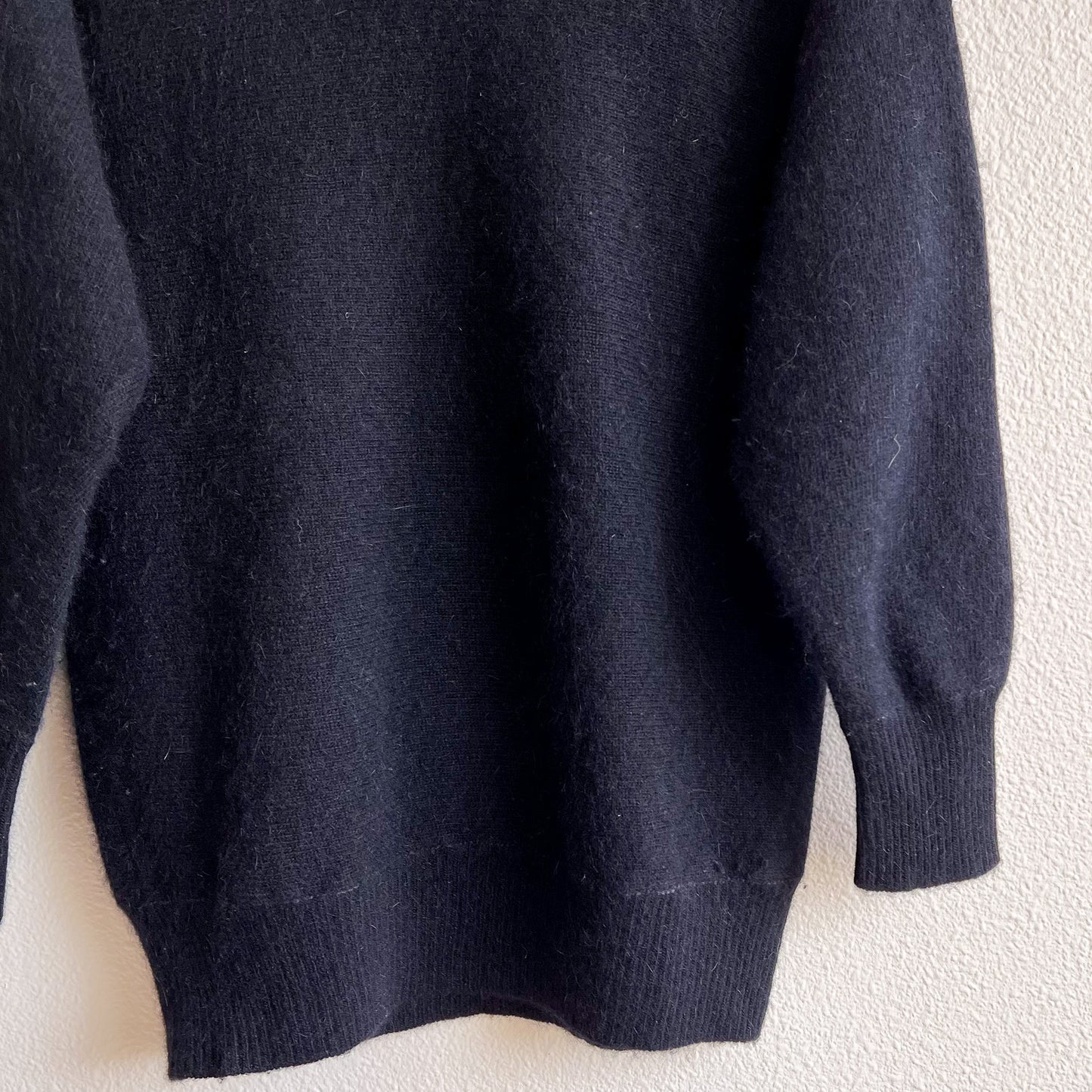 1980s Black Sweater With Silver Sequins (S/M)