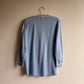 1980s Pale Blue Cardigan With White Trim (S/M)