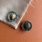 1980s Blue Variety Beads Cluster Earrings