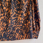 1990s Bronze and Black Animal Print Blouse (L/XL)
