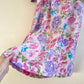 1980s Bullocks Wilshire Purple Print House Dress (S/M)