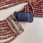 1980s Circular Wooden Beads Belt (M/L)