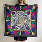 1980s Diane Von Furstenberg Zebra Print Silk Scarf