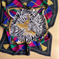 1980s Diane Von Furstenberg Zebra Print Silk Scarf